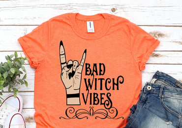 Bad Witch Vibes Halloween T-shirt