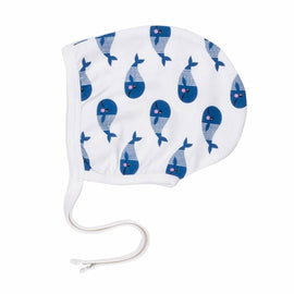 Smart Baby Bonnet - Blue Whale