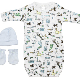 Bambini Boys' 3 Piece Layette Set