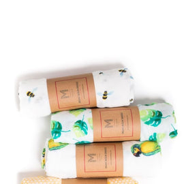 Organic Cotton Muslin Essential Baby Set