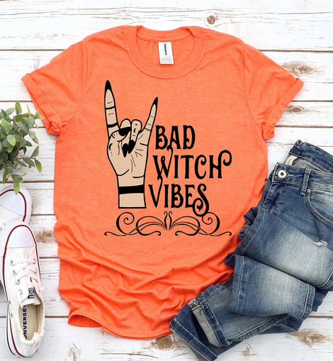 Bad Witch Vibes Halloween T-shirt