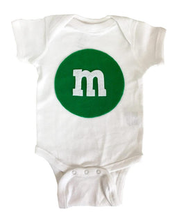 Merry Christmas - M and M's Baby Bodysuit Combo - Red & Green